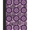  Sketchbook: Animal Print Mandala (Purple) 8x10 - BLANK JOURNAL