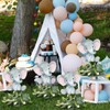 6 Sets Elephant Baby Shower Table Centerpieces with Eucalyptus Wreath