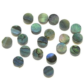 Dopro 20pcs 4x2mm Natural Paua Abalone Shell Inlay Fingerboard Fretboard Dots for Guitar Bass Ukulele Banjo