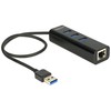 DeLock HUB USB 3.0 3 Port External + 1 x