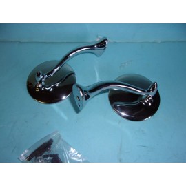 Dales MFG. 1932 1933 1934 1935 1936 1937 1938 Ford Hot Rod Round Head Swan Neck Mirrors