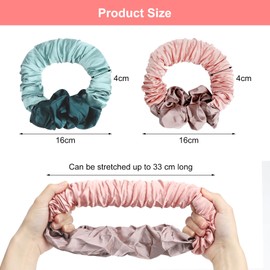 APOMOONS Curler Without Heat Hair Scrunchie No Heat Sleep Hair Scrunchie for Long Hair Hair Scrunchie for Night Lazy