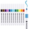 PAPERAGE Acrylic Markers Set, 12 Pack (Rainbow), Marker Pens for