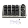 12 Key Mechanical Keyboard Support Wired USB Wireless Bluetooth DIY