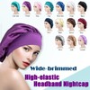 AIMALL Sleeping Bonnet Hair Wrap Silk Satin Cap Women Elastic