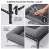 Elevated Dog Bed & Raised Pet Cot with Sturdy Frame