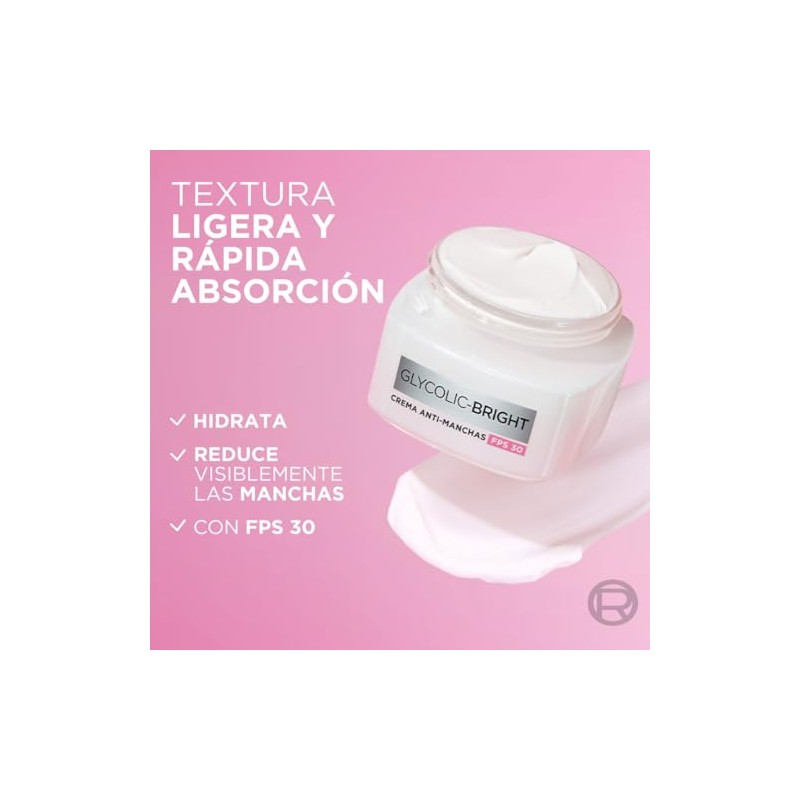 Oréal Paris Kit Glycolic Bright Crema Día 50ml Noche Melasyl
