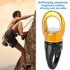 MALAYAS Rotation 360° Rotator Swing,30kN Micro Rotator Climbing Rope Swivel