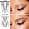 Aresvns 4D Tattoo Eyebrows 99 Pairs! Newly Improved Good Looking