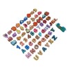 64pcs Lacing Bead Set Wooden Number Fruit Pattern Stringing Beads