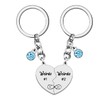 WTOPP 2Pcs Weirdo Keyring Best Friends Gift Friendship Gifts For