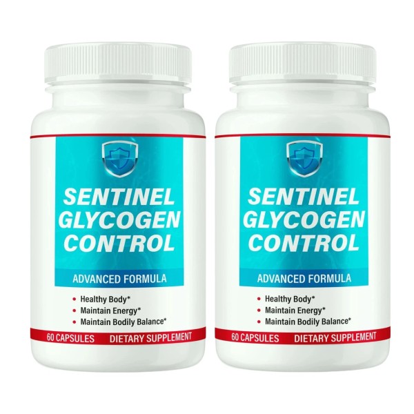 Sentinel 2-Pack Sentinel Glycogen Control Capsules, Advanced Blood Support -