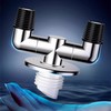 Odor-Blocking Drain Trap for Sewers & Washing Machines Trap