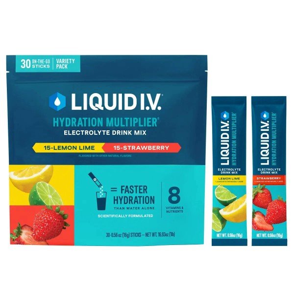 Liquid I.V. Hydration Multiplier Tropical Punch Individual Serving Sticks 30ct