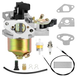 XIKOBY Carburetor Carb Kit Compatible with Monster Mega Moto 80cc 105cc Mini Bike MMB80 MMB105 Motovox MBX10 Baja DB30 Dirt Bug Coleman B100 RT100 Go Kart 79cc 97cc Engine Parts with Throttle Cable