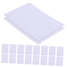 KONTONTY 20pcs Picture Frame Lined Paper Matting Mat Board Cut Backing Frame Mat Mats Framing Photo Mat Clear Grid Mat for Picture Matte Board Art Photo Frame Paper Jam White