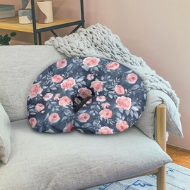 TSVAGA Vinatge Flower Nursing Pillow Cover for Baby Boys Girls, Breathable Breastfeeding Pillow Slipcover Cushion Cover, Soft Fabric Fits Snug On Infant, Fits for Nursing Pillow Newborn