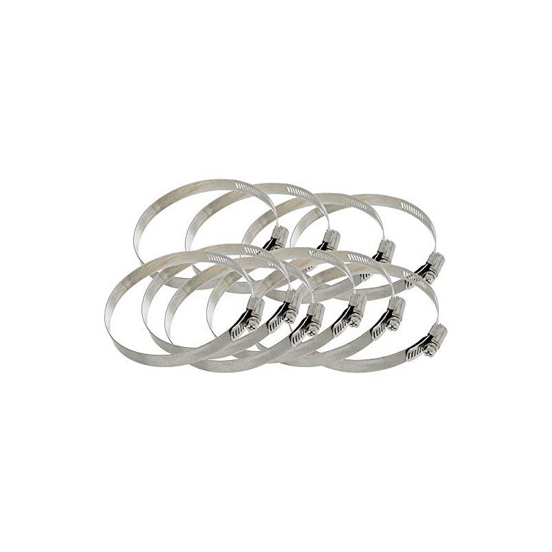Steelex D4351 4" Hose Clamp, 10 Pack