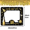 18th Birthday Photo Booth Props,Black Gold Inflatable Selfie Frame Picture