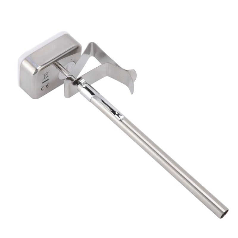 Food Thermometer Regulable Clip Large Display Screen Detachable Stainless Steel