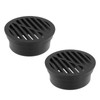 Antrader Round Drainage Grate Cover, 2-Pack Plastic Sewer Drain Cover
