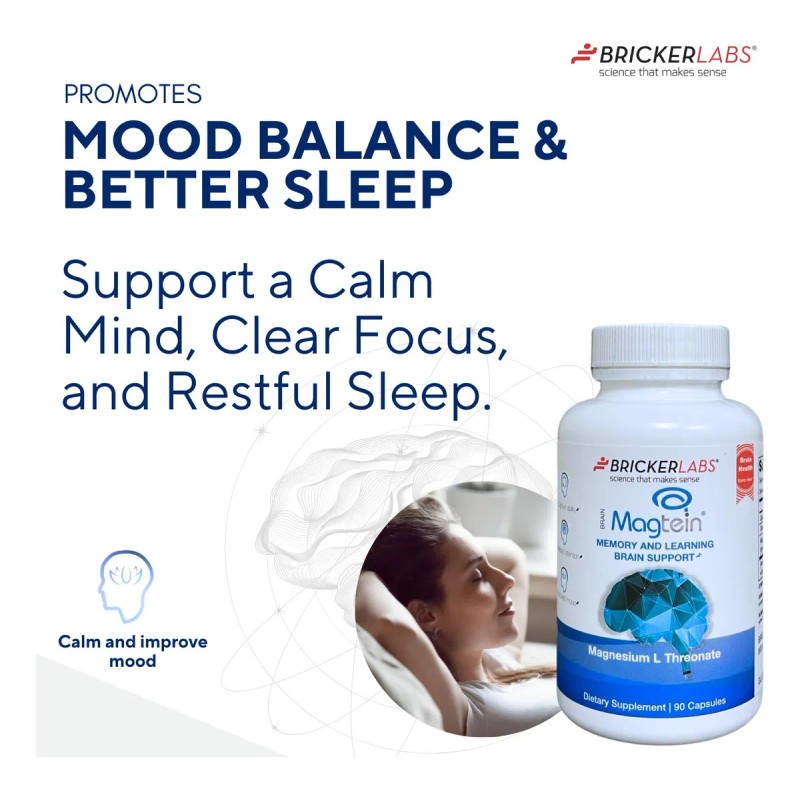 Magtein Magnesio L Threonate 90 Cpsulas Alta Absorcin