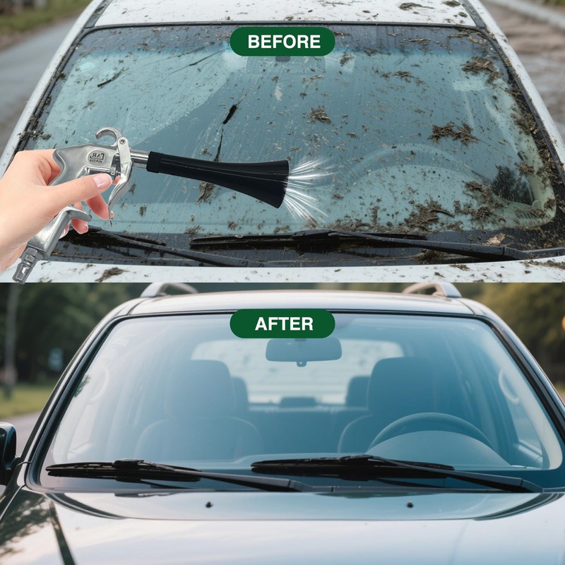 COWANIEE Car Cleaning Gun, High Pressure Car Detailing Air Blower,