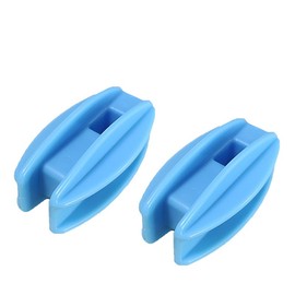 Gorise 10 Stück Elektronischer Zaunisolator Eckpfosten Wetterfest Regenfest Elektrischer Isolator Für Elektrozaundraht Blau