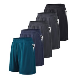 BALENNZ Athletic Shorts for Men with Pockets and Elastic Waistband Quick Dry Activewear