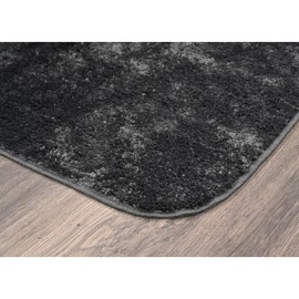 Garland Rug Gramercy Plush Polypropylene Washable Bath Rug Set, 3 Piece (Contour Rug, 17"x24", 20"x34" Bath Rugs) Cinder Gray