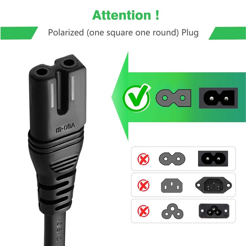 Aprelco 5ft AC Power Cord Cable Plug Compatible with Numark