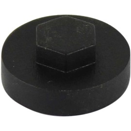 TIMCO Hex Cover Cap 5/16" x 19mm - Black - Bag of 1000