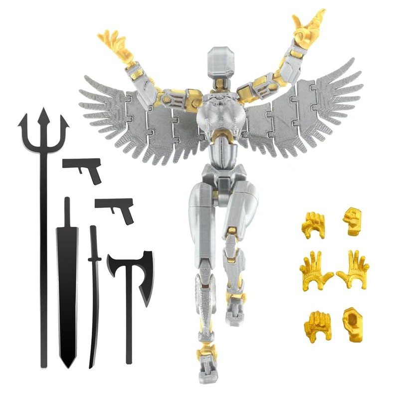 WKSBBTS 5Pack Titan 13 Action Figure Assembled, T13 Action Figure