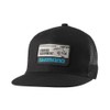 Shimano CA-067Y Graphic Flat Mesh Cap, Black, M