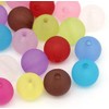 300 x 12mm Round Acrylic Beads with 2.3mm Hole -