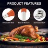HIC Kitchen Roasting Heat Resistant Turkey Baster with Injector Needle,