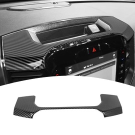 PDKLIN for RAM TRX Center Dash Storage Tray Trim Cover Carbon Fiber for Dodge RAM TRX 2018+ ABS Interior Accessories