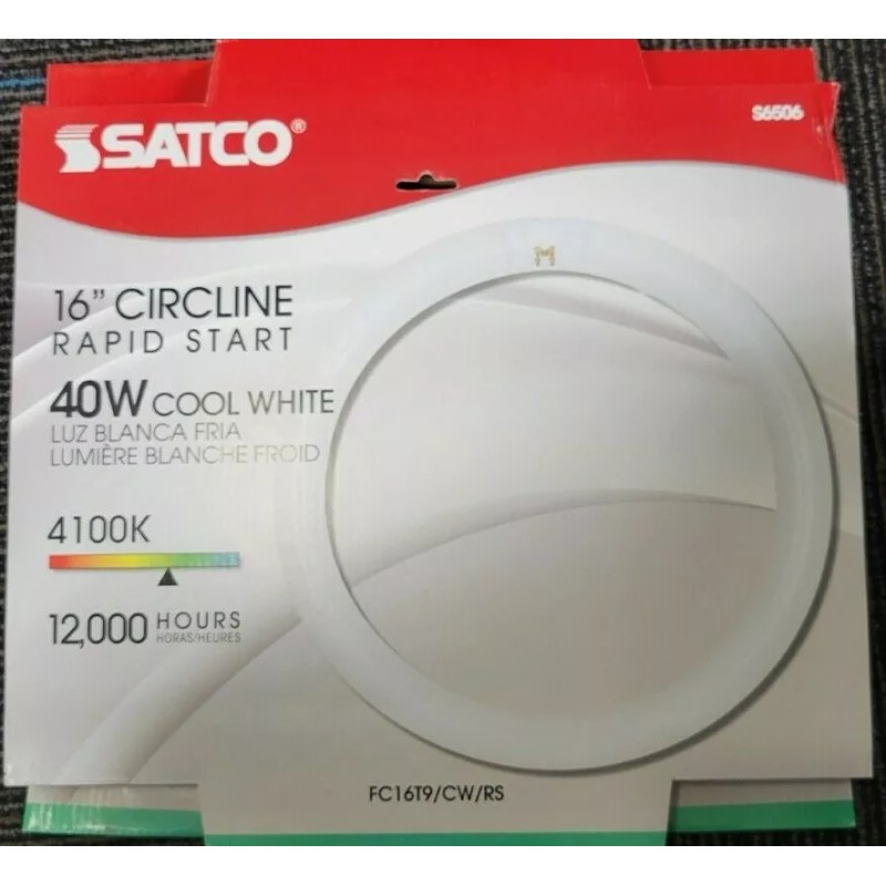 SATCO 6 pack - SATCO S6506 COOL WHITE 16" 40W
