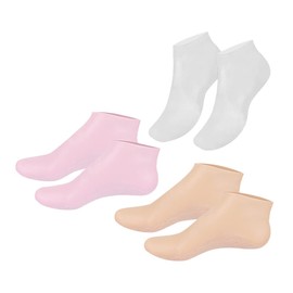 VICASKY 3 Pairs Spa Socks for Women Reusable Moisturizing Gel Socks for Dry Cracked Feet for Overnight Hydration for Home Care present