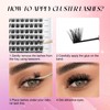 FADLASH Lash Clusters DIY Eyelash Clusters Natural Waterproof 0.07 D