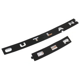 Mnneryss Hood Emblem Chrome Nameplate Compatible with 2022-2024 Outlander (Chrome)