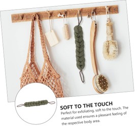 FOMIYES Bath Loofahs Shower Brush Scrubber Body Exfoliator Long Rubbing Back Strip