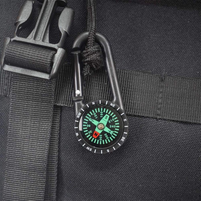 'Sprig of Forget Me Nots' Compass Keyring (KC00035672)