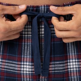 Wrangler mens Yarn-dyed Woven Flannel Sleep Pant, Navy Plaid, XX-Large