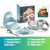 MUMSUNG Empanada Maker Press, 2size (6"+4") Professional Dumpling Maker Mold