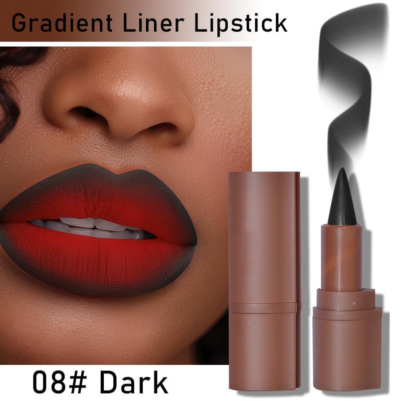 6PCS/Set 2-in-1 Gradient Lip Liner & Lipstick Lip Combo Set
