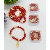 Lady Guadalupe Rosary Bracelet Red - Baptism Favor/Virgen De Guadalupe/Christening