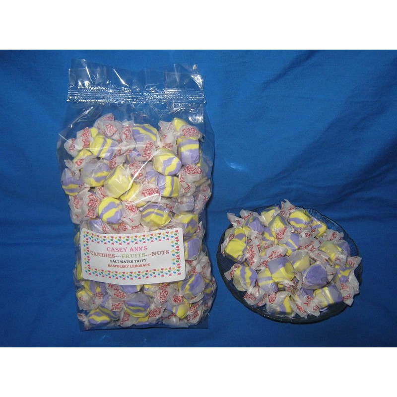 Raspberry Lemonade Flavored Taffy Town Salt Water Taffy 2 Pounds