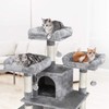 Feandrea 67 Inches Multi-Level Cat Tree for Large Cats, with