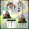 Guangxie Solar Frog Lantern Garden Stake, 31.5in Weatherproof Metal Outdoor
